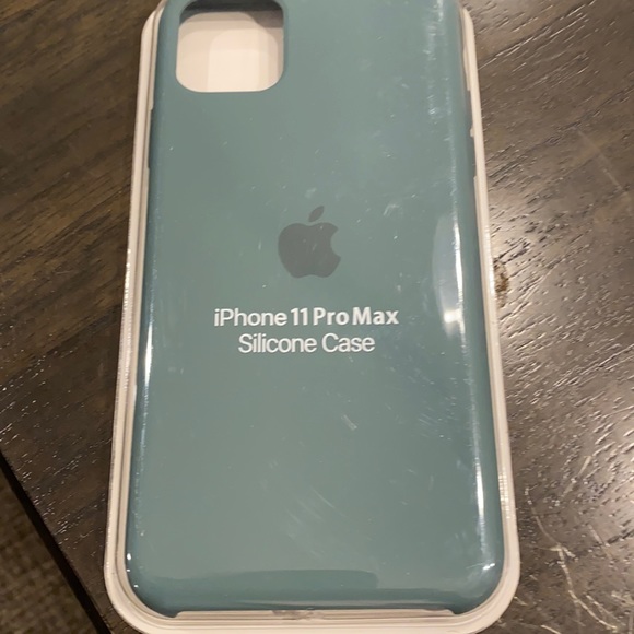 Apple Accessories Iphone 1 Pro Max Silicone Case Nwt Pine Green Poshmark